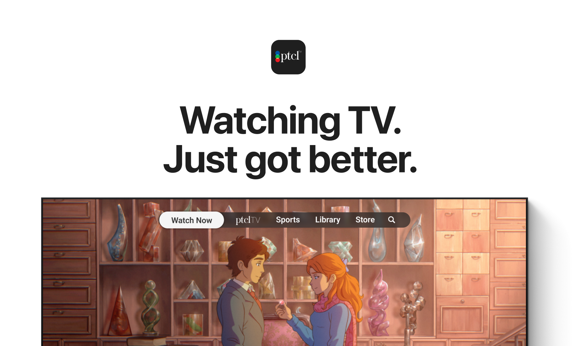 PTCL streaming service interface design